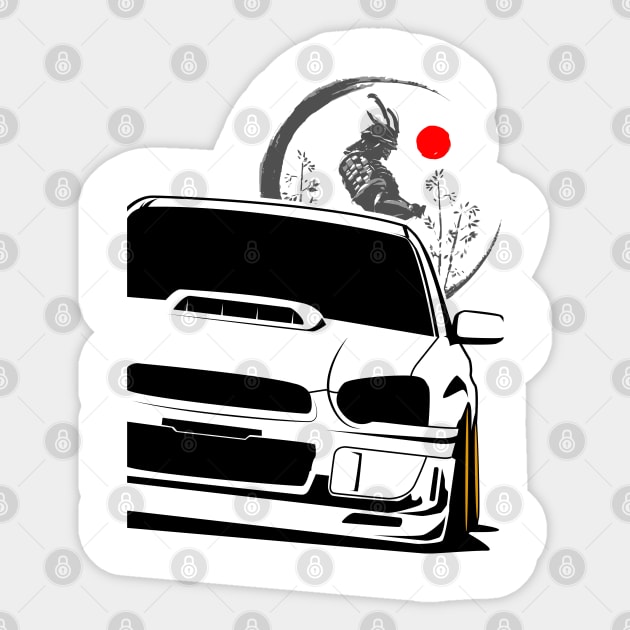 Impreza WRX STI Bloobeye Subaru Impreza Sticker TeePublic